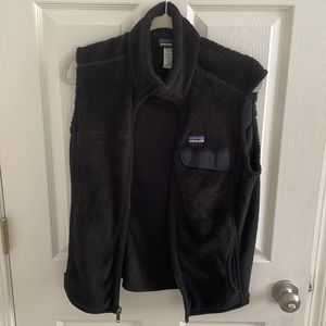 Women’s Black Patagonia Vest Large